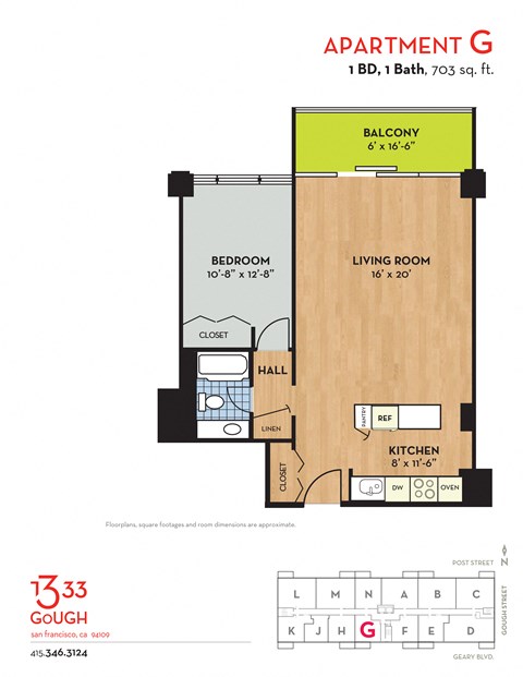 G one bedroom one bathroom